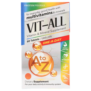 Protem Pharma Vit-All Vitamins & Minerals Tablets