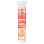Protem Pharma Life C+ Orange Vitamin C & Zinc Effervescent Tablets
