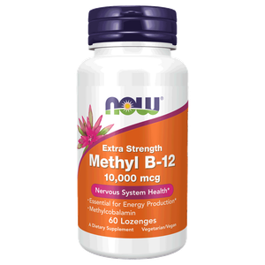 Now Methyl Vitamin B12 Lozenges - 10000mcg