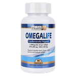 كبسولات أوميجا لايف دعم القلب والأوعية الدموية من هيلث آر إكس