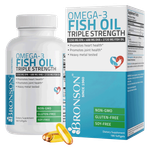 Bronson Triple Strength Omega-3 Fish Oil Capsules