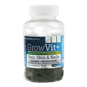 Protem Pharma GrowVit+ Adult Hair, Skin & Nails