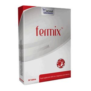 أقراص الحديد والمغنيسيوم والفيتامينات من فيرمكس