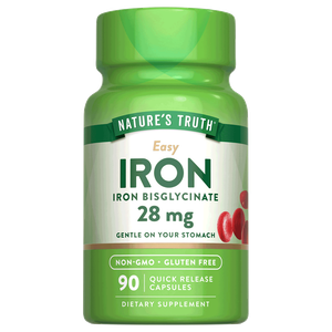 Nature's Truth Easy Iron Biglycinate Capsules - 28mg