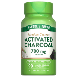 Nature's Truth Coconut Activated Charcoal Capsules - 780mg
