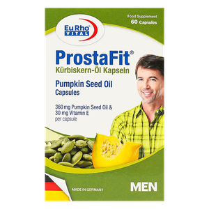 EuRho Vital ProstaFit Men's Pumpkin Seed Oil Capsules