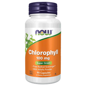 Now Chlorophyll Capsules - 100mg