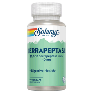 Solaray Serrapeptase Digestive Health Capsules - 10mg