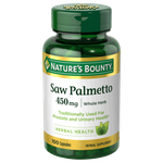 Nature's Bounty Saw Palmetto Capsules - 450mg
