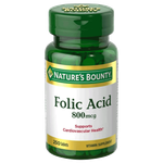 Nature's Bounty Folic Acid Tablets - 800mcg 