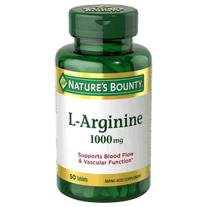 كبسولات ل-أرجينين من نيتشرز باونتي - 1000 مجم