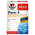 كبسولات بيور 3 أوميغا-3 من دوبل هيرز