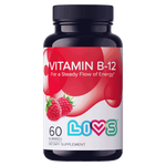 Livs Raspberry Vitamin B12 Gummies