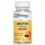 Solaray Biotin Lozenges - 5000mg