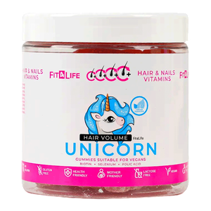 Fit 4 Life Unicorn Hair Volume Gummies