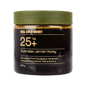 عسل جاراه الأسترالي بقوة نشاط إجمالي 25+ من ريال جود هاني