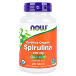 Now Spirulina 500 mg Tablets