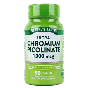 Nature’s Truth Ultra Chromium Picolinate 1000 mcg Tablets