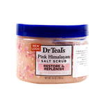 Dr Teal's Restore & Replenish Pink Himalayan Salt Scrub 