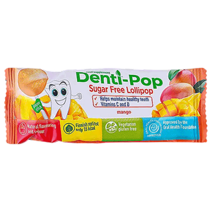 Denti-Pop Sugar Free Mango Flavored Lollipop 