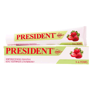 President Strawberry Kids Toothpaste - (3-6 Years)