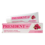 President Raspberry Kids Toothpaste - (0-3 Years)