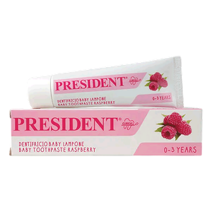 President Raspberry Kids Toothpaste - (0-3 Years)