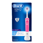 Oral-B Vitality 100 3D White Rechargeable Toothbrush - Pink