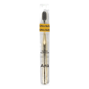 Arta Ultra Soft Golden Toothbrush - Black
