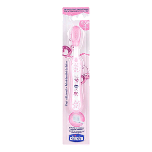 Chicco Kids Pink Toothbrush( 6-36 Months)