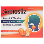 Septosilz Orange with Vitamin C Lozenges