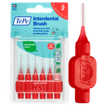 TePe Size 2 Red Interdental Brush - 0.5 mm