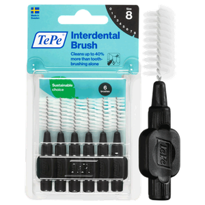 TePe Size 8 Black Interdental Brush - 1.5 mm
