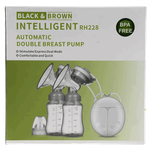 Black & Brown Automatic Double Breast Pump