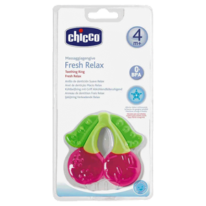 Chicco Fresh Relax Cherry Shaped Teether - (4+ Months)