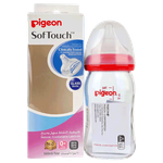 Pigeon Softouch Glass Bottle - (0+ Months)