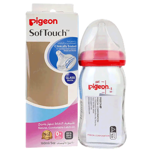 Pigeon Softouch Glass Bottle - (0+ Months)