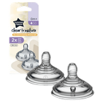 Tommee Tippee Closer to Nature Slow Flow Teats - (0+ Months)