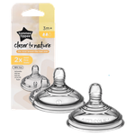 Tommee Tippee Closer to Nature Medium Flow Teats - (3+ Months)