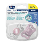 Chicco Micro Pink PhysioForma Pacifier - (0-2 Months)