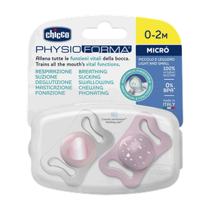 Chicco Micro Pink PhysioForma Pacifier - (0-2 Months)