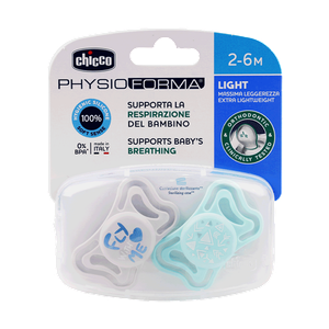 Chicco Micro Light Blue PhysioForma Pacifier - (2-6 Months)