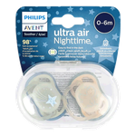 Philips Avent Ultra Air Night Soother - (0-6 Months)