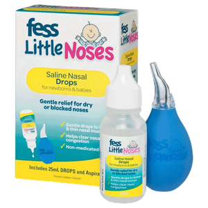 قطرات ملحية للأنف مع شفاط من فيس