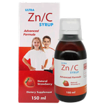 Ultra Natural Strawberry Zinc & Vitamin C Syrup