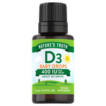 Nature's Truth Baby Vitamin D3 Drops - 400 IU 
