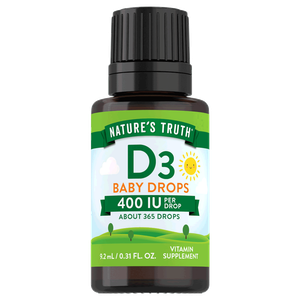Nature's Truth Baby Vitamin D3 Drops - 400 IU