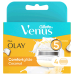 رؤوس بديلة لشفرة حلاقة فينوس كومفورت جلايد مرطبة برائحة جوز هند للنساء من جيليت