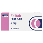 أقراص حمض الفوليك بتركيز 5 ملج من فوليتاب 