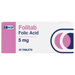أقراص حمض الفوليك بتركيز 5 ملج من فوليتاب